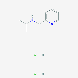 molecular formula C9H16Cl2N2 B6343969 (Propan-2-yl)(pyridin-2-ylmethyl)amine dihydrochloride CAS No. 1240576-98-0
