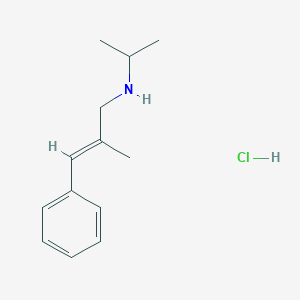 [(2E)-2-Methyl-3-phenylprop-2-en-1-yl](propan-2-yl)amine hydrochloride