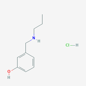molecular formula C10H16ClNO B6343984 3-[(Propylamino)methyl]phenol hydrochloride CAS No. 1240576-96-8