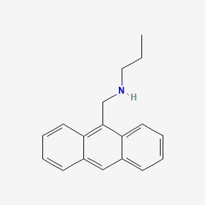 molecular formula C18H19N B6344034 (Anthracen-9-ylmethyl)(propyl)amine CAS No. 136936-99-7