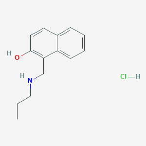 1-[(Propylamino)methyl]naphthalen-2-ol hydrochloride