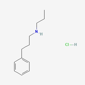 molecular formula C12H20ClN B6344102 (3-Phenylpropyl)(propyl)amine hydrochloride CAS No. 1240568-12-0