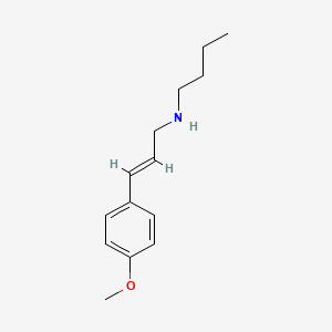 Butyl[(2E)-3-(4-methoxyphenyl)prop-2-en-1-yl]amine