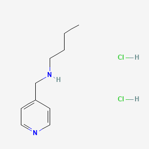 molecular formula C10H18Cl2N2 B6344120 二盐酸丁基(吡啶-4-基甲基)胺 CAS No. 103394-25-8