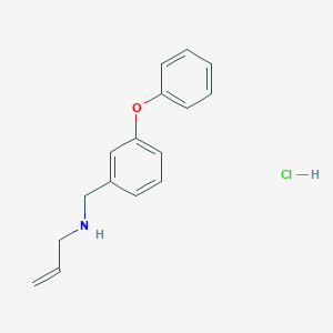 molecular formula C16H18ClNO B6344153 [(3-Phenoxyphenyl)methyl](prop-2-en-1-yl)amine hydrochloride CAS No. 1240581-95-6