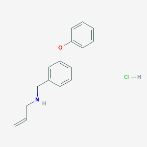 molecular formula C16H18ClNO B6344153 [(3-苯氧苯基)甲基](丙-2-烯-1-基)胺盐酸盐 CAS No. 1240581-95-6