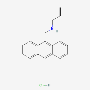 molecular formula C18H18ClN B6344157 (Anthracen-9-ylmethyl)(prop-2-en-1-yl)amine hydrochloride CAS No. 1240567-46-7