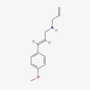 molecular formula C13H17NO B6344199 [(2E)-3-(4-Methoxyphenyl)prop-2-en-1-yl](prop-2-en-1-yl)amine CAS No. 1240590-91-3