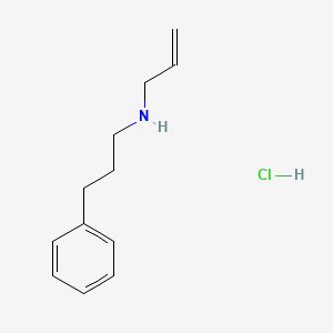 molecular formula C12H18ClN B6344211 (3-Phenylpropyl)(prop-2-en-1-yl)amine hydrochloride CAS No. 1240578-76-0