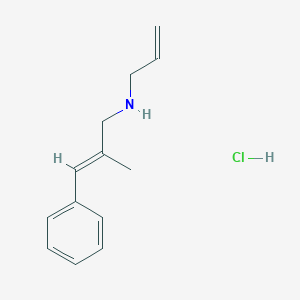 molecular formula C13H18ClN B6344215 [(2E)-2-Methyl-3-phenylprop-2-en-1-yl](prop-2-en-1-yl)amine hydrochloride CAS No. 1240590-74-2