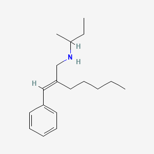 (Butan-2-yl)[(2E)-2-(phenylmethylidene)heptyl]amine