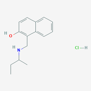 1-{[(Butan-2-yl)amino]methyl}naphthalen-2-ol hydrochloride