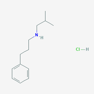 molecular formula C13H22ClN B6344308 (2-甲基丙基)(3-苯基丙基)胺盐酸盐 CAS No. 1240579-01-4