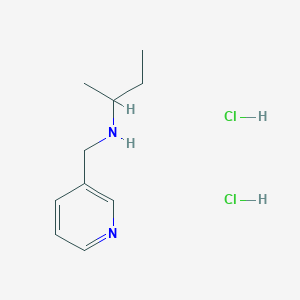 molecular formula C10H18Cl2N2 B6344314 (Butan-2-yl)(pyridin-3-ylmethyl)amine dihydrochloride CAS No. 1240570-01-7