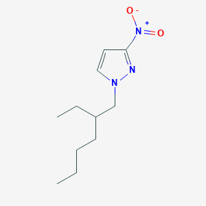 molecular formula C11H19N3O2 B6344380 1-(2-乙基己基)-3-硝基-1H-吡唑 CAS No. 1240578-69-1