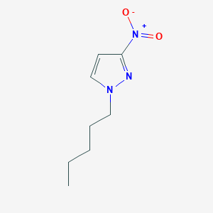 molecular formula C8H13N3O2 B6344409 3-Nitro-1-pentyl-1H-pyrazole CAS No. 1240571-79-2