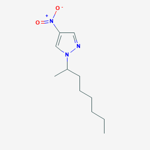 molecular formula C11H19N3O2 B6344452 4-Nitro-1-(octan-2-yl)-1H-pyrazole CAS No. 1240570-05-1