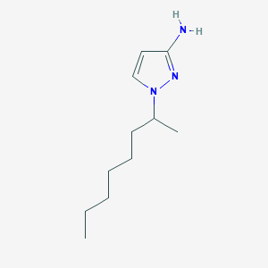 molecular formula C11H21N3 B6344481 1-(Octan-2-yl)-1H-pyrazol-3-amine CAS No. 1240565-99-4