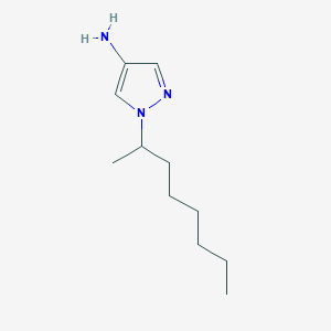 molecular formula C11H21N3 B6344528 1-(辛-2-基)-1H-吡唑-4-胺 CAS No. 1240570-54-0
