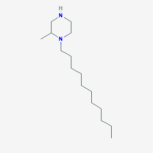 molecular formula C16H34N2 B6344676 2-Methyl-1-undecylpiperazine CAS No. 1240571-83-8