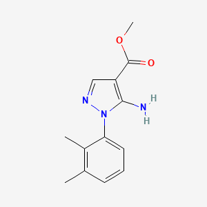 molecular formula C13H15N3O2 B6344809 Methyl 5-amino-1-(2,3-dimethylphenyl)-1H-pyrazole-4-carboxylate CAS No. 1264041-10-2