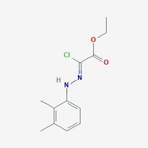 molecular formula C12H15ClN2O2 B6344893 Ethyl (2Z)-2-chloro-2-[2-(2,3-dimethylphenyl)hydrazin-1-ylidene]acetate CAS No. 37522-18-2