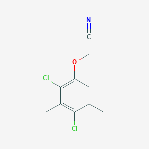 molecular formula C10H9Cl2NO B6344903 (2,4-Dichloro-3,5-dimethylphenoxy)acetonitrile CAS No. 2216493-20-6