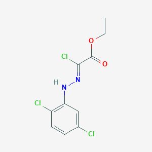 molecular formula C10H9Cl3N2O2 B6344924 Ethyl (2Z)-2-chloro-2-[2-(2,5-dichlorophenyl)hydrazin-1-ylidene]acetate CAS No. 1264088-37-0