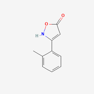 molecular formula C10H9NO2 B6345895 3-(2-Methylphenyl)-1,2-oxazol-5-ol CAS No. 1354916-88-3