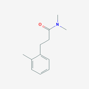 molecular formula C12H17NO B6345915 N,N-Dimethyl-3-(2-methylphenyl)-propanamide CAS No. 105973-44-2