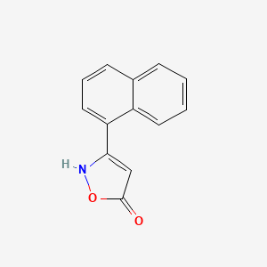 molecular formula C13H9NO2 B6345928 3-(Naphthalen-1-yl)-1,2-oxazol-5-ol CAS No. 1354937-63-5