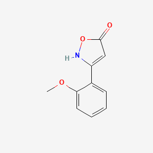 molecular formula C10H9NO3 B6345975 3-(2-甲氧基苯基)-1,2-噁唑-5-醇 CAS No. 1354915-50-6