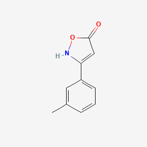 molecular formula C10H9NO2 B6346032 3-(3-Methylphenyl)-1,2-oxazol-5-ol CAS No. 1354938-89-8