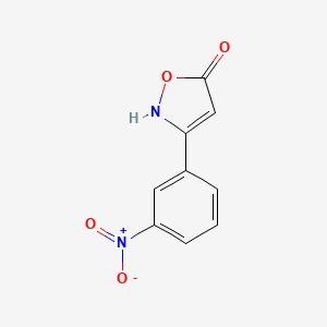 molecular formula C9H6N2O4 B6346051 3-(3-Nitrophenyl)-1,2-oxazol-5-ol CAS No. 1354925-42-0