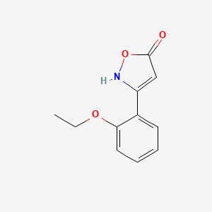 molecular formula C11H11NO3 B6346085 3-(2-Ethoxyphenyl)-1,2-oxazol-5-ol CAS No. 1188227-69-1
