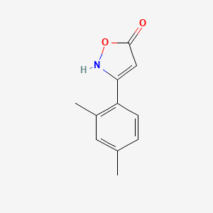 molecular formula C11H11NO2 B6346096 3-(2,4-Dimethylphenyl)-1,2-oxazol-5-ol CAS No. 1354940-03-6