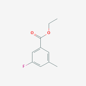 molecular formula C10H11FO2 B6346327 3-Fluoro-5-methylbenzoic acid ethyl ester, 97% CAS No. 773139-34-7