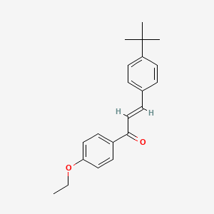 molecular formula C21H24O2 B6346429 (2E)-3-(4-tert-Butylphenyl)-1-(4-ethoxyphenyl)prop-2-en-1-one CAS No. 1354942-27-0