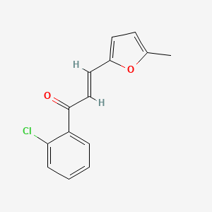 molecular formula C14H11ClO2 B6346464 (2E)-1-(2-Chlorophenyl)-3-(5-methylfuran-2-yl)prop-2-en-1-one CAS No. 1354941-47-1
