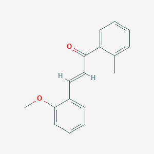 molecular formula C17H16O2 B6346575 (2E)-3-(2-Methoxyphenyl)-1-(2-methylphenyl)prop-2-en-1-one CAS No. 1696383-53-5