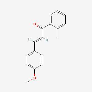molecular formula C17H16O2 B6346587 (2E)-3-(4-Methoxyphenyl)-1-(2-methylphenyl)prop-2-en-1-one CAS No. 590401-44-8