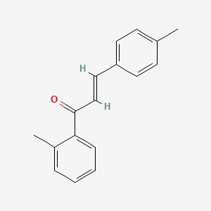 molecular formula C17H16O B6346595 (2E)-1-(2-Methylphenyl)-3-(4-methylphenyl)prop-2-en-1-one CAS No. 1663469-48-4