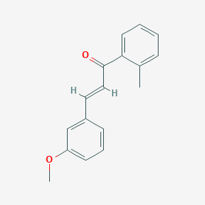 molecular formula C17H16O2 B6346621 (2E)-3-(3-Methoxyphenyl)-1-(2-methylphenyl)prop-2-en-1-one CAS No. 1663469-50-8
