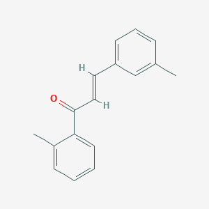 molecular formula C17H16O B6346640 (2E)-1-(2-Methylphenyl)-3-(3-methylphenyl)prop-2-en-1-one CAS No. 1354941-34-6