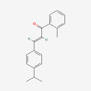 molecular formula C19H20O B6346649 (2E)-1-(2-Methylphenyl)-3-[4-(propan-2-yl)phenyl]prop-2-en-1-one CAS No. 1623003-45-1
