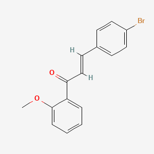 molecular formula C16H13BrO2 B6346671 (2E)-3-(4-溴苯基)-1-(2-甲氧基苯基)丙-2-烯-1-酮 CAS No. 1021493-88-8
