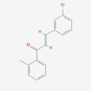 molecular formula C16H13BrO B6346677 (2E)-3-(3-Bromophenyl)-1-(2-methylphenyl)prop-2-en-1-one CAS No. 1616723-49-9