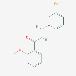 molecular formula C16H13BrO2 B6346689 (2E)-3-(3-Bromophenyl)-1-(2-methoxyphenyl)prop-2-en-1-one CAS No. 1354942-15-6