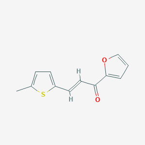 molecular formula C12H10O2S B6346780 (2E)-1-(Furan-2-yl)-3-(5-methylthiophen-2-yl)prop-2-en-1-one CAS No. 1354941-74-4
