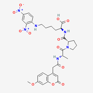 molecular formula C32H36N6O12 B6347093 Mca-Ala-Pro-Lys(Dnp)-OH CAS No. 305336-82-7